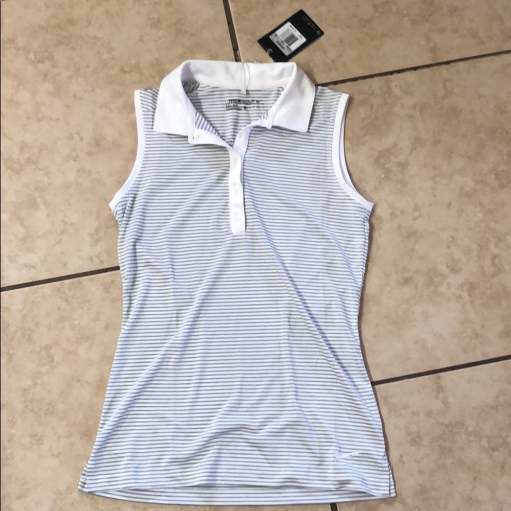 Nike sleeveless golf shirt